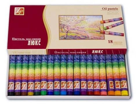 Пастель масляная Луч Люкс 18 цветов 20С 1322-08