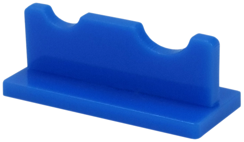 Подставка под две кисточки, Синій пластик AS-0054
