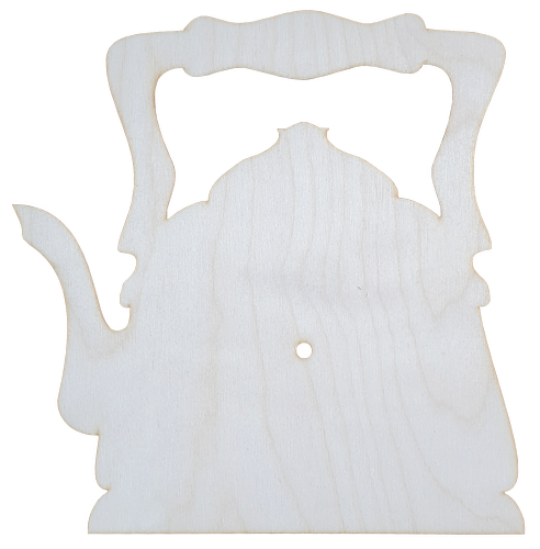 Основа для часов из фанеры 4 мм № 12 Чайник классический 31 x 32 см AS-4561, В-0234