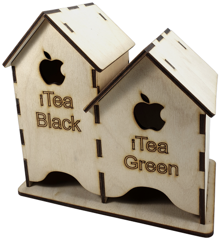 Домик для Чая Двойной 20 х 10 х 18 см AS-4246, F-0110