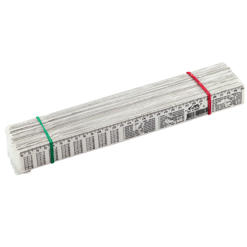 Линейка 30 см Таблица умножения снежно-белая в упаковке AS-0612, К-9052 фото 2