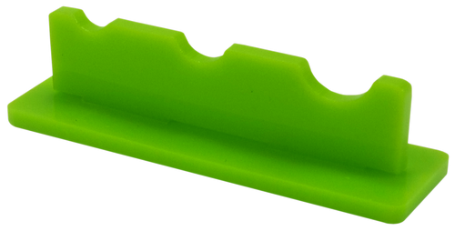 Подставка под три кисточки, Зеленый пластик AS-0059