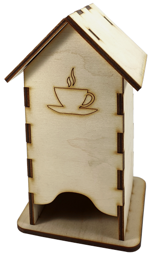 Домик для Чая с чашкой 10 х 10 х 18 см AS-4238, F-0102
