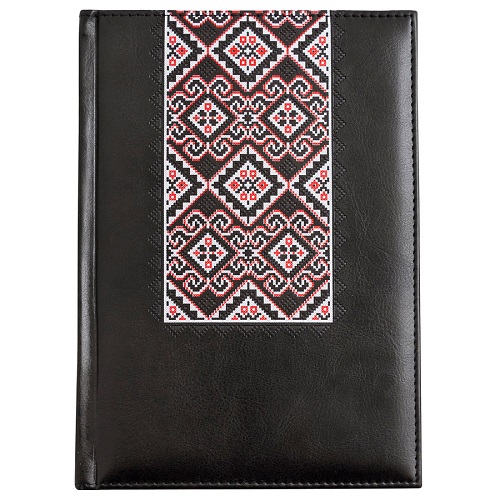 Ежедневник А5  2016 год Folklore 352 страницы черный 251659