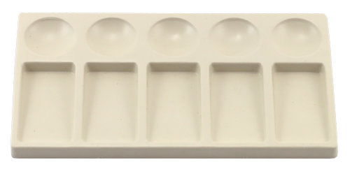 Палитра прямоугольная № 2/3 аля белая 17,5 х 23 см  AS-0019