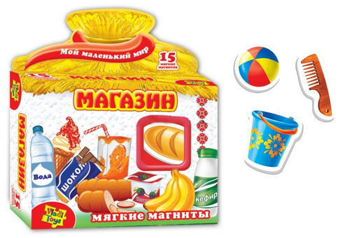 Игрушка Магниты Мягкие Магазин в коробке  VT1504-05, VT3101-18