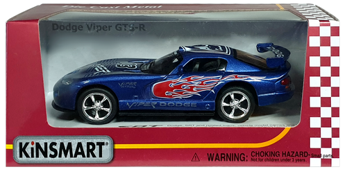 Машинка Kinsmart Dodge Viper GTS-R красная  KT5039WF