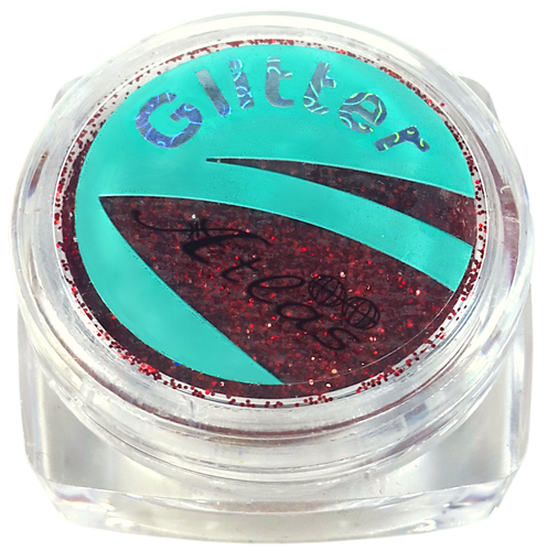 Блестки (Глиттер) мелкие Голографические Атлас 2 гр - Красный AS-2357