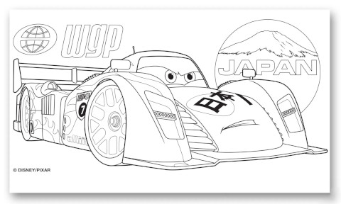 Холст с контуром Тачки - 9 на подрамнике 15 х 30 см  950934