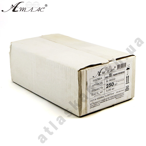 Линейка 30 см Геометрия снежно-белая в упаковке AS-0611, К-9057 фото 2