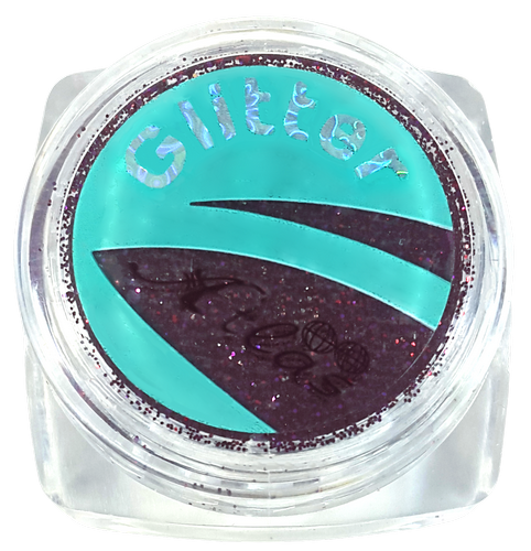 Блестки (Глиттер) мелкие Голографические Атлас 2 гр - Баклажан AS-2350