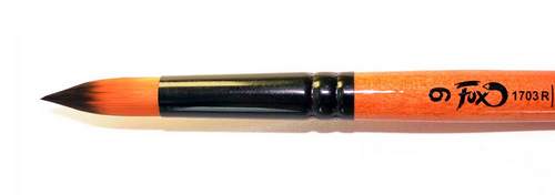 Кисть синтетика Круглая № 9 художественная Кисть синтетика Круглая № 9 художественная