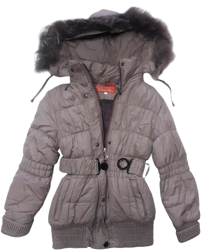 Куртка зимняя для девочки р.L, сиреневая однотонная 13934 Куртка зимняя для девочки р.L, сиреневая однотонная 13934