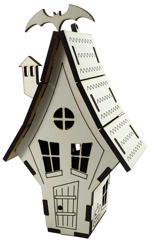 Дом № 17 сувенирный, из МДФ 9 х 5 х 13 см AS-6253, М-2090