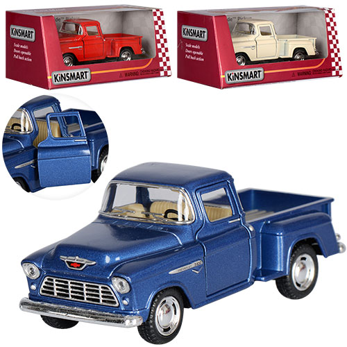 Машинка Kinsmart Chevrolet Stepside Pickup 1955 год  KT5330WF, WB