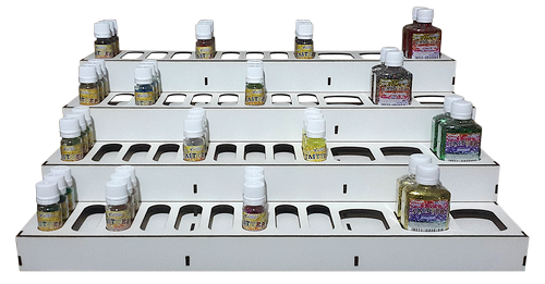 МДФ Подставка под Глиттер 10 + 30 мл - 36 + 12 шт AS-4290 фото 2