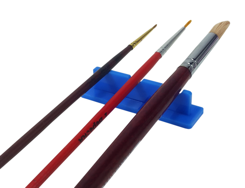 Подставка под три кисточки, Синій пластик AS-0056 фото 2