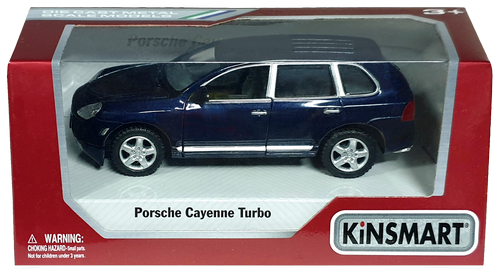 Машинка Kinsmart Porche Cayenne Turbo серебристый  KT5075W фото 2