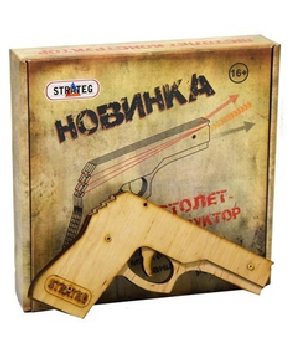 Игрушка Деревянная Пистолет Стратег Беретта  М9  401