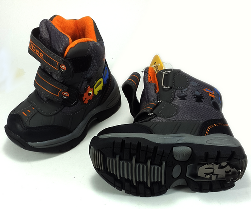 Ботинки Clibee серые с паровозом, р.22  К-810 фото 2