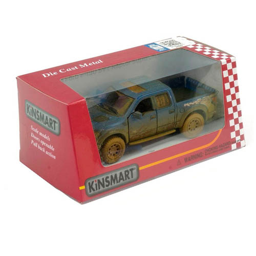 Машинка Kinsmart Ford F-150 SVT Raptor SuperCrew  KT5365WY, KT5365WF фото 2