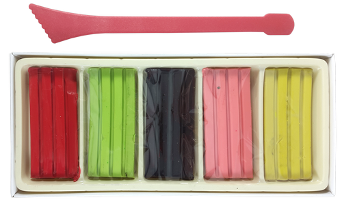 Пластилин 5 цветов "НеЗнайка" 100 гр 832490 фото 2