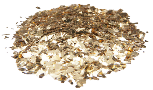 Блестки (Глиттер) большие Атлас 1 гр - Золото рваное AS-2408 фото 2