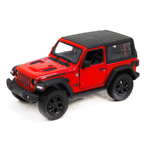 Машинка Kinsmart Jeep Wrangler с крышей  KT5412WB