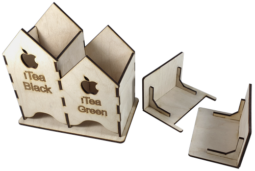 Домик для Чая Двойной 20 х 10 х 18 см AS-4246, F-0110 фото 2