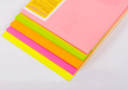 Бумага цветная A4 80 г микс 250 л Неон М-Стандарт 5 цв х 50 шт