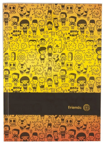 Блокнот-спираль толстая обложка В6 155 л DDT-6C184