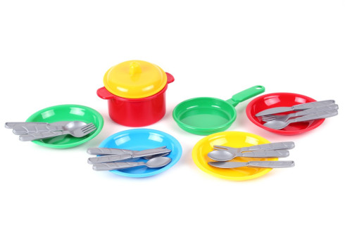Игрушка Набор посуды 19 предметов Технок  1646 