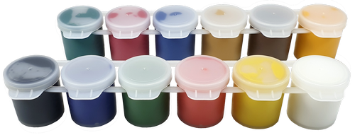 Гуашь набор Луч "Классика" 12цветов 20мл (блок-тара)  21С1376-08 фото 3