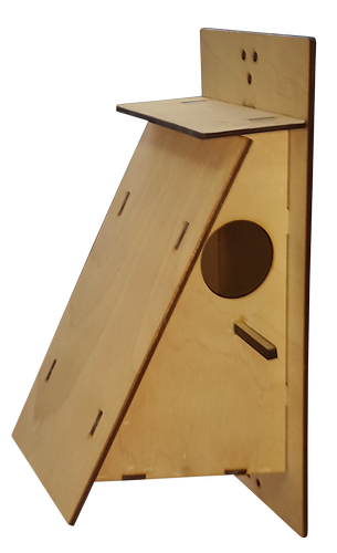 Скворечник № 3 скошенный 16 х 17 х 30 см AS-4352