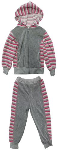 Костюм спортивный для девочки, велюровый, на змейке, р.56 (28) 12656 Костюм спортивный для девочки, велюровый, на змейке, р.56 (28) 12656