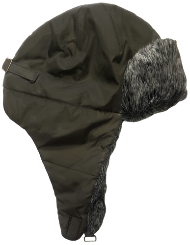 Шапочка ушанка для мальчика подростковая, плащевка с мехом 13929