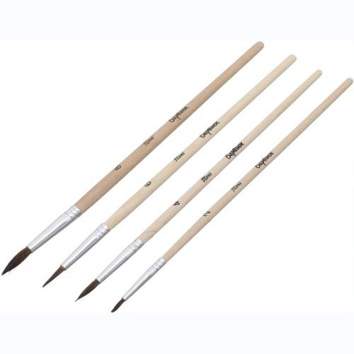 Набор кистей Пони  4 шт Барвинок № 2, 4, 6, 8  6-413 фото 2