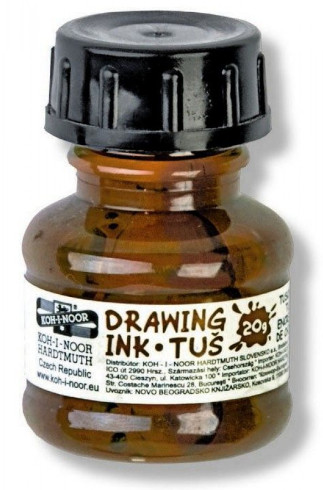 Тушь K-I-N коричневая 20 мл 1417009, 141727