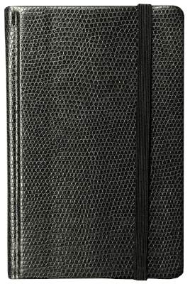 Блокнот на резинке Skiper А5 / 96 Luxury Fashion черный SK-5840