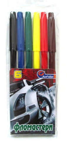 Фломастеры Josef Otten 6 цветов  828АА-6