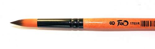 Кисть синтетика Круглая № 8 художественная Кисть синтетика Круглая № 8 художественная