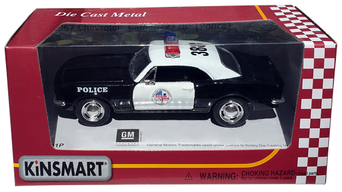 Машинка Kinsmart Chevrolet Camaro Z/28 1967 год Police  KT5341WP