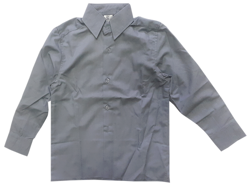 Рубашка с длинным рукавом, серая р. 26 14279