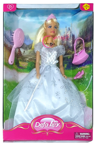 Кукла Defa Lucy Принцесса со звуковыми и световыми эффектами 28 см  8239 фото 2