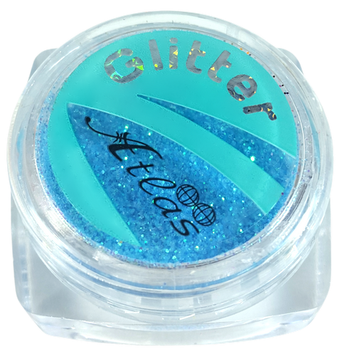 Блестки (Глиттер) мелкие Флуоресцентные Атлас 2 гр - Голубой AS-2391