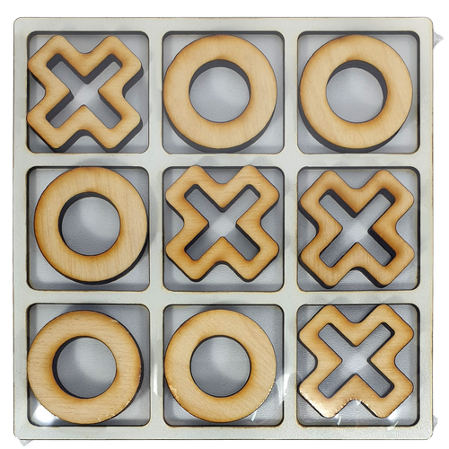 Крестики - Нолики из фанеры 14 х 14 см  AS-7130