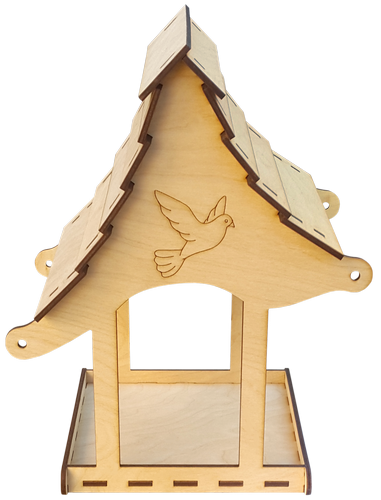 Кормушка № 10 с Голубем 22 х 19 х 27 см AS-4305 фото 2