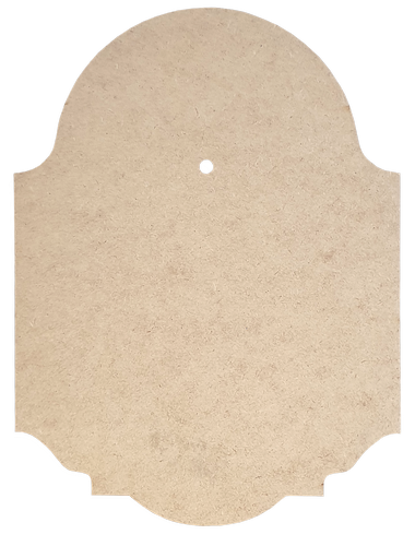 Основа для часов из МДФ № 9 Фигурная с циферблатом сверху 25 x 33 см AS-6509, М-2009 Основа для часов из МДФ № 9 Фигурная с циферблатом сверху 25 x 33 см AS-6509, М-2009