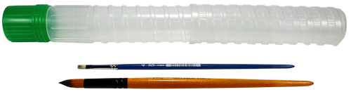 Пенал для кистей, пластиковый раздвигающийся тубус d = 40 мм L= 275 - 380 мм AS-0243, К- 4012м  фото 3