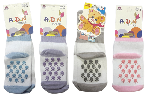 Носки Adesse р.1 микс 8см подошва  13079